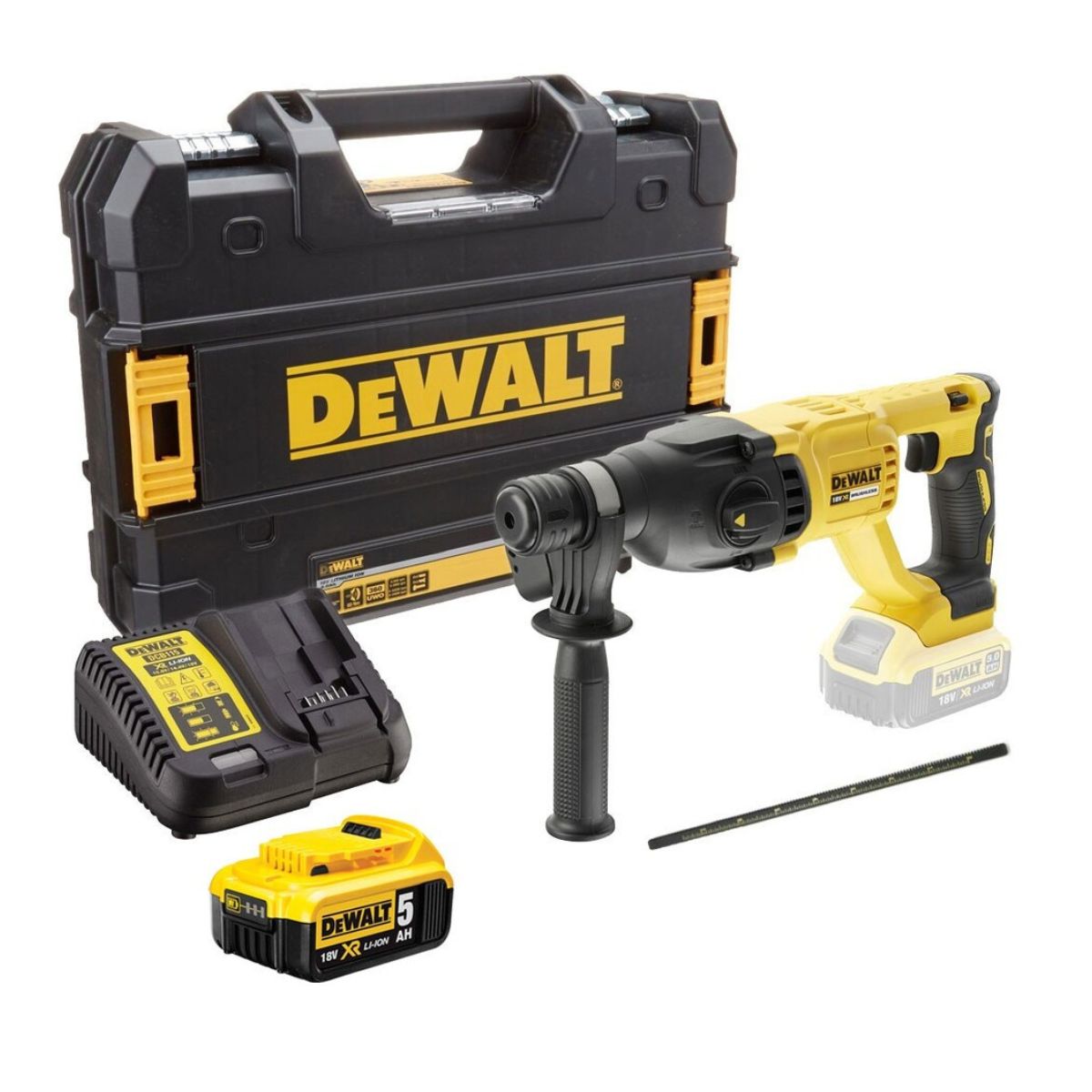 akumulatoren-perforator-dewalt-dch133p1 Акумулаторен перфоратор DeWALT DCH133P1, 18V, 2.6 J, SDS-plus