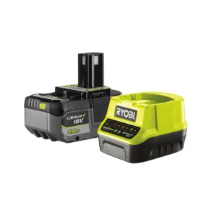 Комплект батерия и зарядно устройство RYOBI RC18120-150X, 18 V, 5.0 Ah