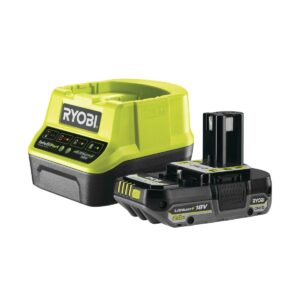 Комплект батерия и зарядно устройство RYOBI RC18120-120C, 18 V, 2.0 Ah